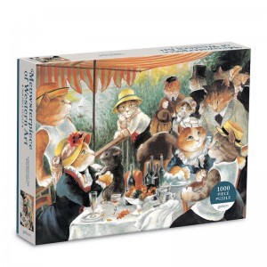 Galison: Luncheon of the Boating party (1000) kattenpuzzel