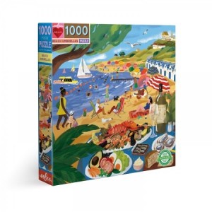 Eeboo: Beach Umbrellas (1000) zomerpuzzel
