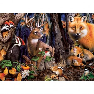 Master Pieces: Realtree - Forest Gathering (1000) legpuzzel