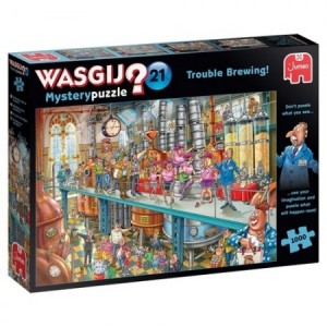 Jumbo: Wasgij Mystery 21 - Trouble Brewing (1000) legpuzzel