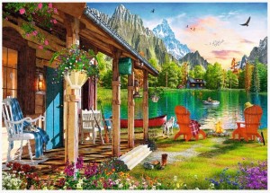 Trefl: Cabin in the Mountains - Dominic Davison (500) legpuzzel