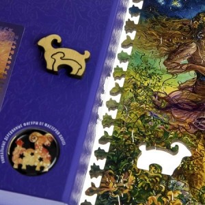 Davici: Horoscoop Ram (100) houten legpuzzel