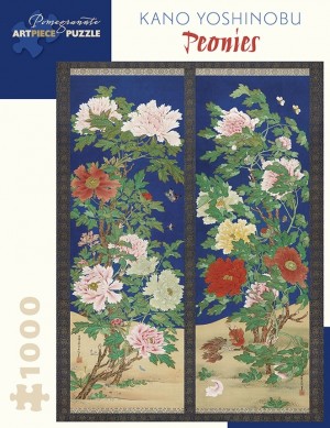 Pomegranate: Peonies (1000) verticale puzzel