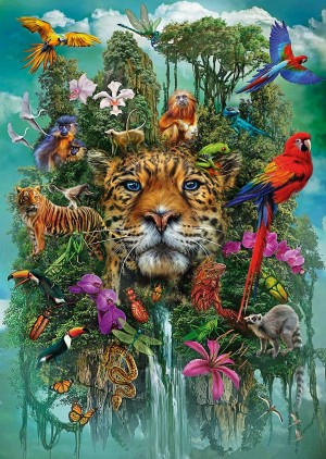 Schmidt: Koning van de Jungle (1000) verticale puzzel