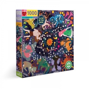 Eeboo: Zodiac - Glow in the Dark (1000) legpuzzel