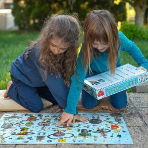 Eeboo: Upcycled Robots (100) kinderpuzzel