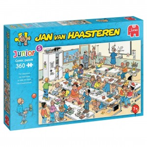 Jan van Haasteren Junior: Het Klaslokaal (360) kinderpuzzel