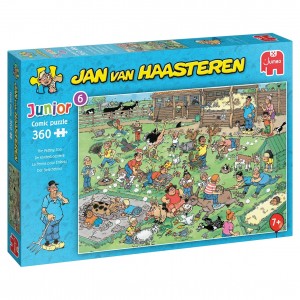 Jan van Haasteren Junior: De Kinderboerderij (360) kinderpuzzel