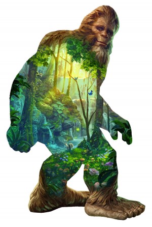 SunsOut: Big Foot (850) shaped puzzel