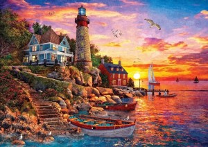 Art Puzzle: The Gorgeous Sunset (2000) legpuzzel