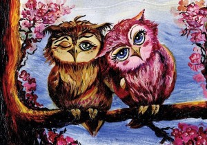 Art Puzzle: The Owls in Love (1000) uilenpuzzel