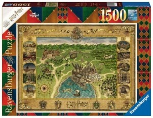 Ravensburger: Harry Potter - De kaart van Zweinstein (1500) legpuzzel
