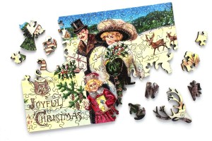 Inside Adventure: Joyful Christmas (110) houten kerstpuzzel