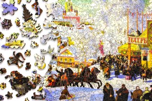 Inside Adventure: Winter Carnival Festivities (582) houten kerstpuzzel