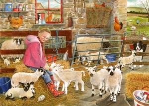House of Puzzles: Mary's Little Lambs (500BIG) legpuzzel
