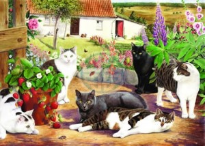 House of Puzzles: Cool Cats (500BIG) kattenpuzzel