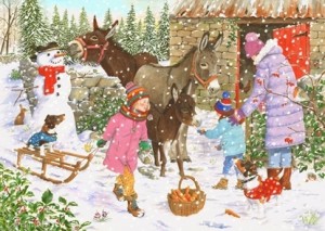 House of Puzzles: Little Donkey (1000) winterpuzzel