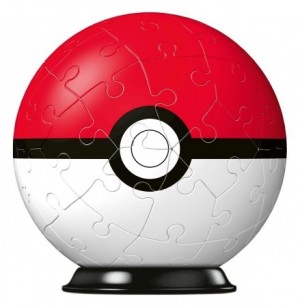 Ravensburger: 3D Pokémon Pokeball Rood (55) kinderpuzzel