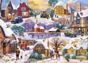 Gibsons: Winter Cottages (1000) winterpuzzel