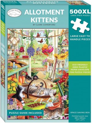 Otter House: Allotment Kittens (500XL) kattenpuzzel