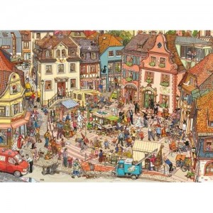 Heye: Market Place - Göbel Knorr (1000) legpuzzel