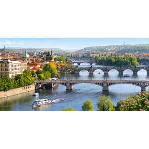 Castorland: Vltava Bridges in Prague (4000) legpuzzel