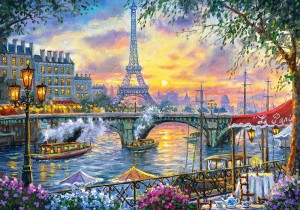 Castorland: Tea Time in Paris (500) legpuzzel