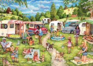 Falcon: Camping and Caravanning (2x500) legpuzzels