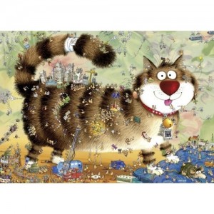 Heye: Cat's Life - Degano (1000) kattenpuzzel