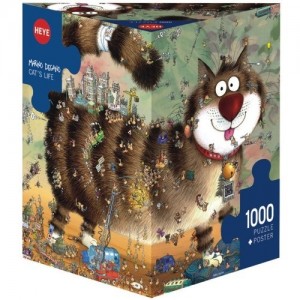 Heye: Cat's Life - Degano (1000) kattenpuzzel