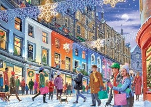 Falcon: Christmas in Edinburgh (1000) kerstpuzzel