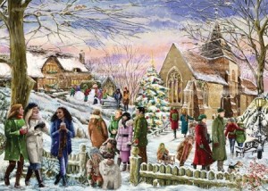 Falcon: Festive Village (1000) kerstpuzzel