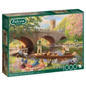 Falcon: Boating on the River (1000) legpuzzel