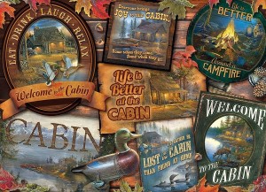 Cobble Hill: Cabin Signs (1000) legpuzzel