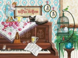 Ravensburger: Piano Cat (750XL) kattenpuzzel