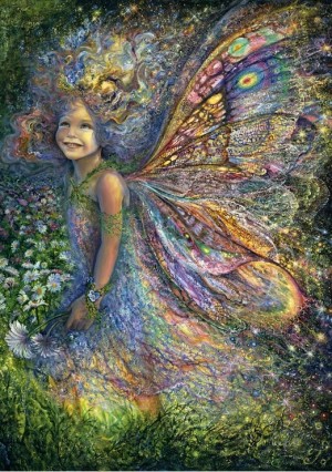 Grafika: Josephine Wall - The Wood Fairy (1500) verticale puzzel