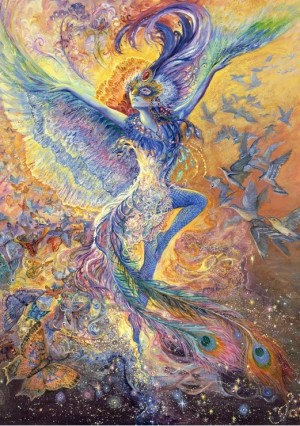 Grafika: Josephine Wall - Blue Bird (1500) verticale puzzel