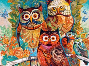 Castorland: Owls (2000) uilenpuzzel