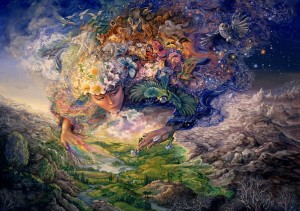 Grafika: Josephine Wall - Breath of Gaia (1500) legpuzzel