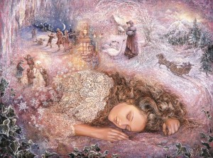 Grafika: Josephine Wall - Winter Dreaming (2000) winterpuzzel