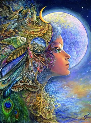 Grafika: Josephine Wall - Diana (2000) verticale puzzel