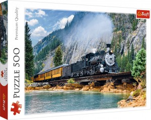 Trefl: Mountain Train (500) treinpuzzel
