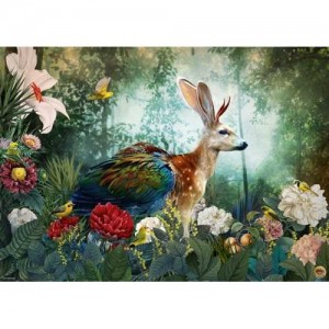 Heye: Fauna Fantasies - Jackalope (1000) legpuzzel