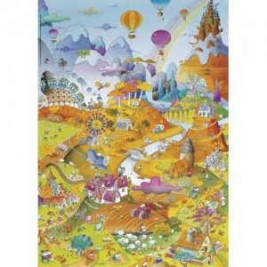 Heye: Idyll - By the Field (1000) verticale puzzel