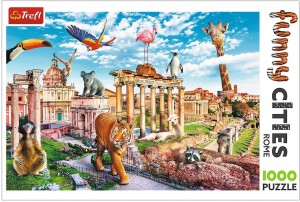 Trefl: Funny Cities - Wild Rome (1000) legpuzzel