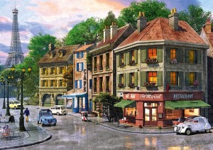 Trefl: Street of Paris - Dominic Davicon (6000) grote legpuzzel