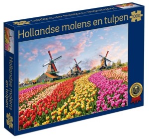 Tucker's Fun Factory: Hollandse Molens en Tulpen (1000) puzzel
