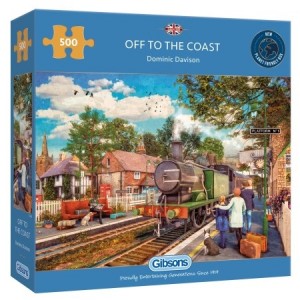 Gibsons: Off to the Coast - Dominic Davison (500) treinpuzzel