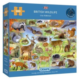 Gibsons: British Wildlife (500) legpuzzel