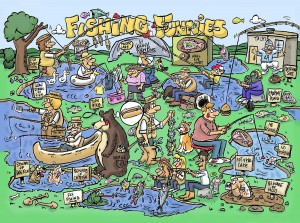 SunsOut: Goodway - Fishing Funnies (1000) legpuzzel